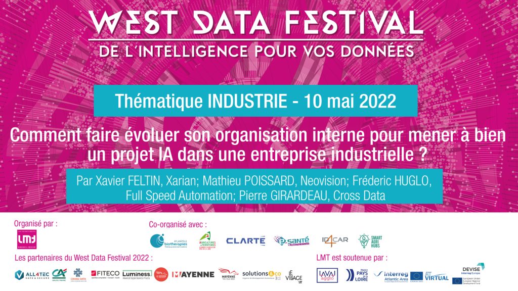 2022 - Industrie : Comment faire évoluer son organisation interne pour mener à bien un projet IA ?