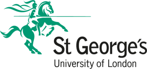 Logo de St George's University of London. L'université qui a travaillé sur le logiciel en IA Quartz