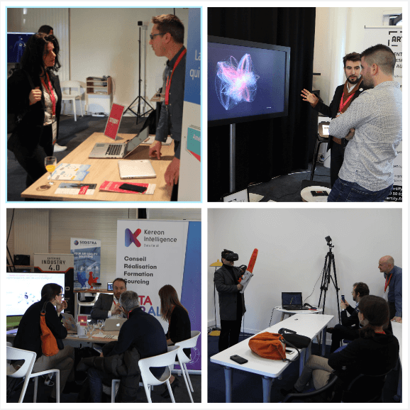 visuels de plusieurs photos de l'édition 2020 du West Data Festival