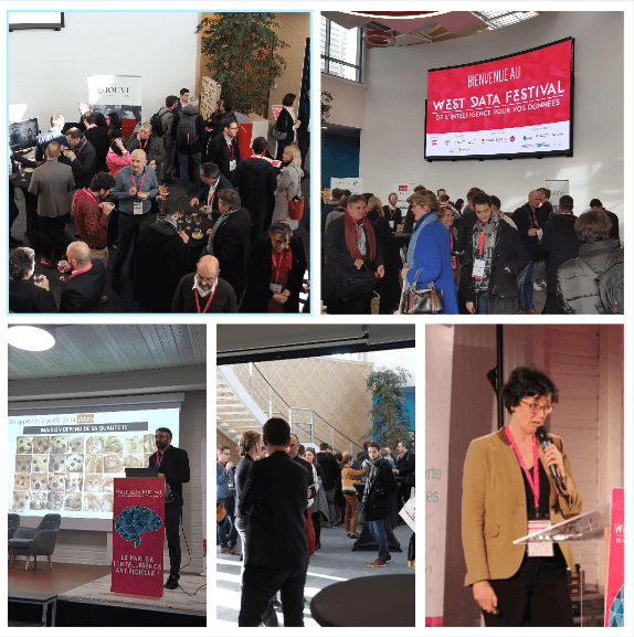 visuels de plusieurs photos de l'édition 2020 du West Data Festival