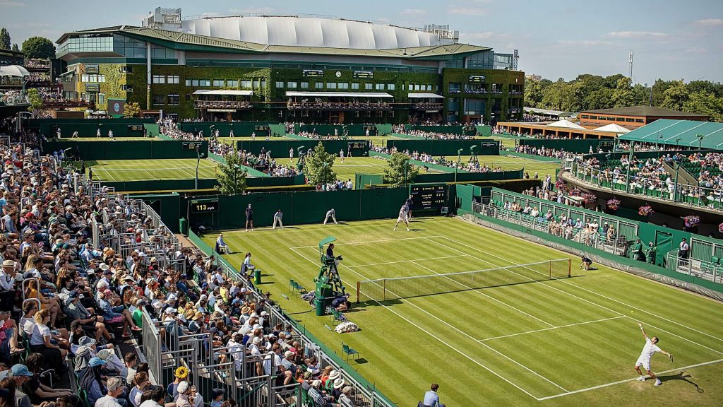 photo Wimbledon - visuel sport et IA