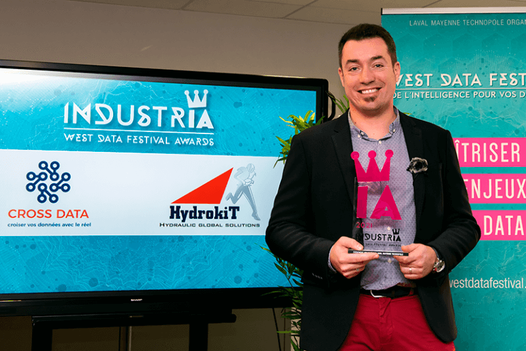 Jean-Charles Rongere, Cross Data avec le prix IndustrIA 2021