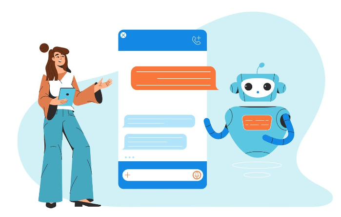 IA Marketing : visuel chatbot