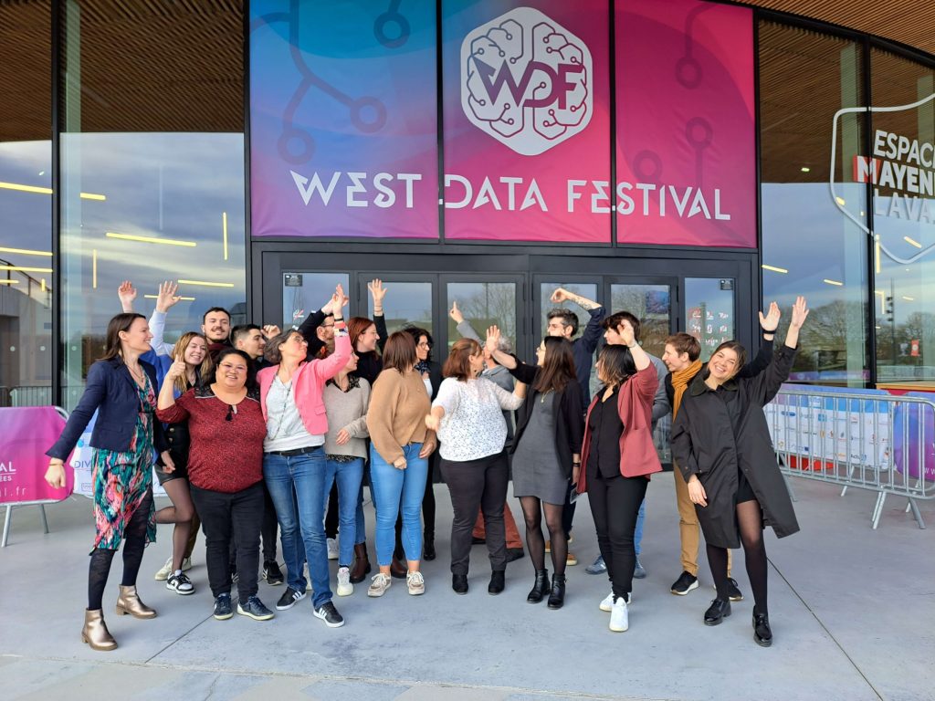 équipe de l'édition 2023 du West Data Festival - Laval Mayenne Technopole